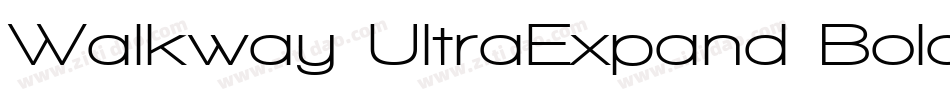 Walkway UltraExpand Bold字体转换